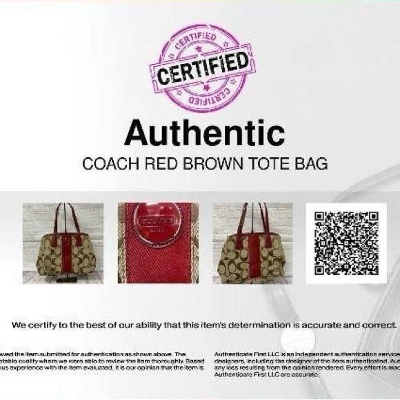 Coach Signature C Stripe Carryall with Kisslock F17424 - Picture 15 of 15